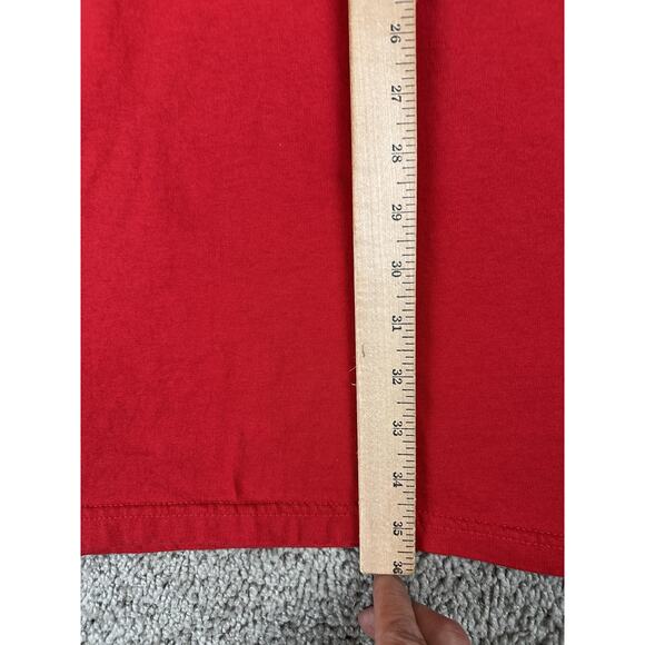 VINTAGE Valentines Shirt Womens One Size Red Beary Much in Love Teddy Bear 90s - Picture 9 of 12